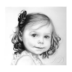 Cute Baby Princess Coloring Page · Creative Fabrica
