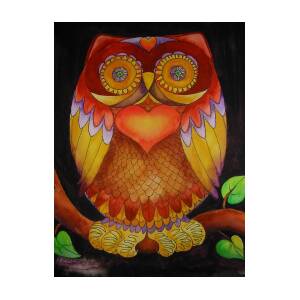 Loving Owl Painting by Lou Cicardo - Fine Art America