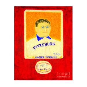 Most Expensive Baseball Card Honus Wagner T206 2 Painting by Richard W  Linford - Fine Art America