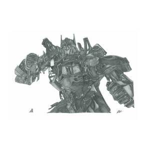 Optimus Prime Drawing By Rich Colvin