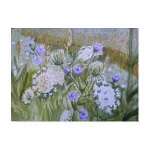 Queen Anne's Lace and Chicory by Johanna Engel
