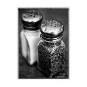 Salt and Pepper Shaker Black and White Photograph by Iris Richardson -  Pixels
