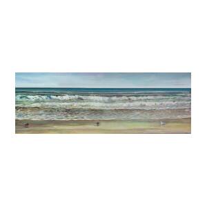 Seashore Ocean Panorama Painting by Jennifer Lycke - Fine Art America
