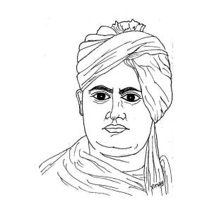 SWami Vivekananda Drawing by Rajarshi Dutta - Pixels-saigonsouth.com.vn