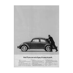1962 Vokswagen Beetle V4 Classic Advertisement Ad PE25 