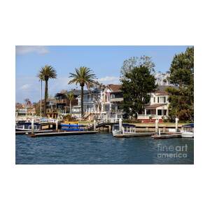 Waterfront Luxury Homes in Orange County California Photograph by Paul ...