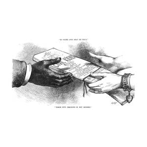 Cartoon: Civil Rights 1875 Photograph by Granger | Fine Art America