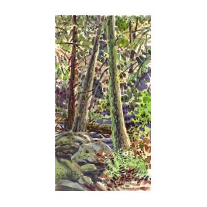 Forest Green Painting by Donald Maier - Fine Art America