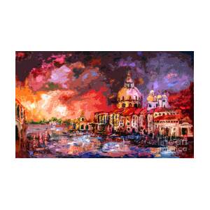 Venice Canal Italy Painting by Ginette Callaway - Fine Art America