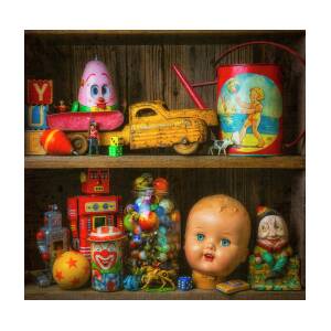 Crayolas And Old Toys Photograph by Garry Gay - Pixels