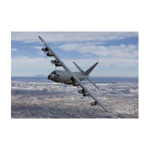 An Mc-130 Aircraft Manuevers Photograph by HIGH-G Productions