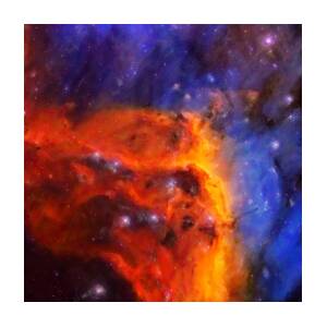 Abstract Galactic Nebula with cosmic cloud 5 Painting by Celestial Images -  Fine Art America