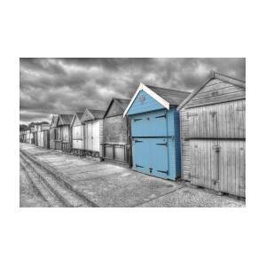Beach Hut in isolation Photograph by Chris Day - Fine Art America