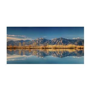 Boulder Colorado Rocky Mountains Flatirons Reflections Photograph by ...