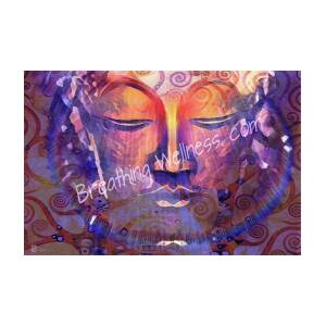 Breathing Buddha - Tree of Life - Mindfullness Meditation Art
