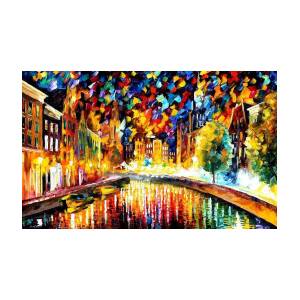 Coming Back... Amsterdam - PALETTE KNIFE Oil Painting On Canvas By ...
