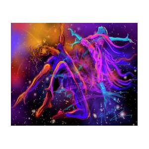 Dancing With The Universe Painting By Dc Langer