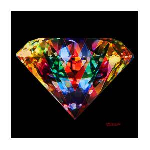 Diamonds Everywhere Digital Art by Diane Parnell - Pixels