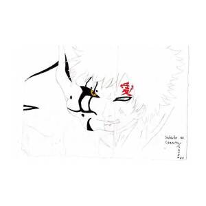 Gaara love tattoo Canvas Art Poster and Wall Art Picture Print