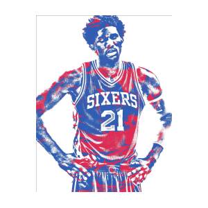 Joel Embiid Philadelphia 76ers T Shirt Apparel Pixel Art 1 iPhone 14 Pro  Max Case by Joe Hamilton - Pixels