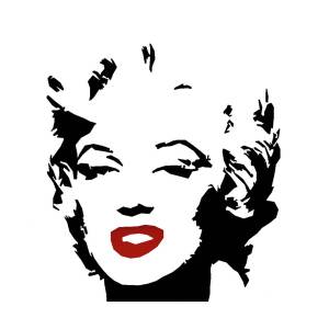 Marilyn Monroe In Black and White Digital Art by Art Spectrum