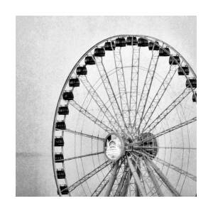 Navy Pier Ferris Wheel Digital Art by Mary Pille