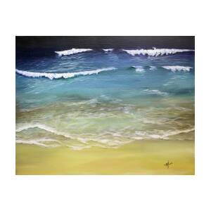 Ocean Ripple Painting by Michelle Iglesias - Fine Art America