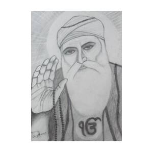 Sketch Of Guru Nanak Dev Ji - DesiComments.com