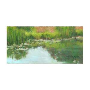 Pond's Edge Painting by Tracie Thompson - Fine Art America