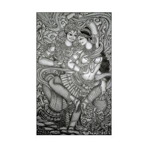 VIBECRAFTS Canvas Paintings for Living Room Drawing Room Classic Lord  Krishna Premium Wall Painting Fitted with Wooden Frame for  HomeOfficeGiftPTVCH2245  Amazonin Home  Kitchen