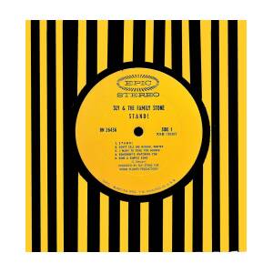 svimmelhed Tal til skræmt Sly and The Family Stone Stand LP Label Digital Art by Doug Siegel - Pixels