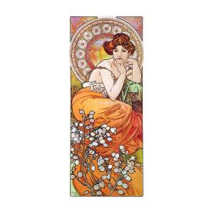 Spring  c.1900-20"x48" CANVAS ART Alphonse Mucha Alfons 