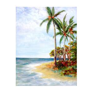 Tropical Retreat and Sandy Feet Painting by Annie St Martin | Fine Art ...