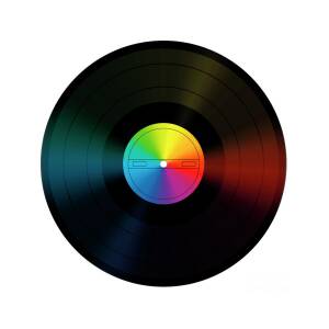 Unlabeled Record Rainbow Colors Vinyl by Peter Hermes Furian