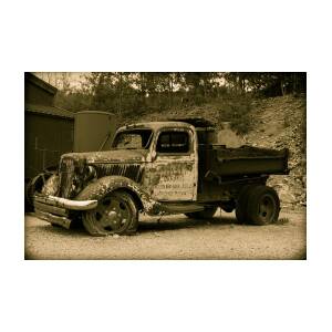 Vintage Dump Truck Photograph by Jeremy Clinard