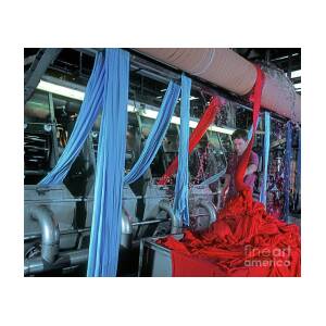 Textile Industry #4 by Philippe Psaila/science Photo Library