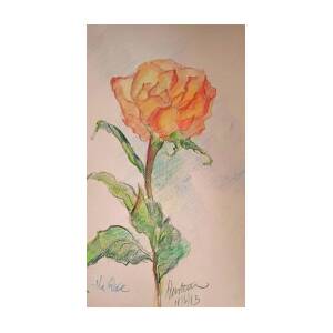 Fall Flowers and Leaves in Prisma Colored Pencils Drawing by Sulastri  Linville - Pixels