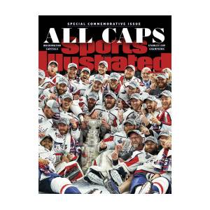 All Caps Washington Capitals, 2018 Nhl Stanley Cup Champions Sports  Illustrated Cover Acrylic Print
