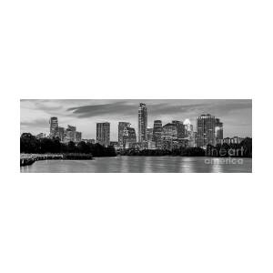 Austin Skyline Black And White Pano 19 Photograph by Bee ...
