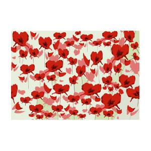 Australian Remembrance Red Poppies Digital Art by Folk Art - Virginia Vivier