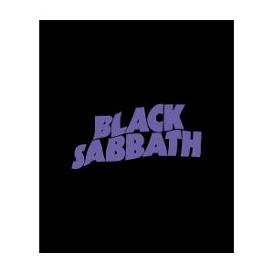 Black Sabbath Purple Logo Music Digital Art By Connor Mansell