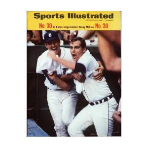 Detroit Tigers Al Kaline And Denny Mclain Sports Illustrated Cover