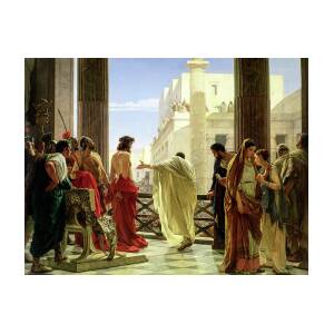 Ecce Homo Behold The Man 1871 Painting By Antonio Ciseri
