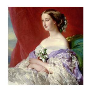 Empress Eugenie de Montijo Painting by Franz Xaver Winterhalter