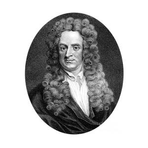 Isaac Newton English Mathematician By Print Collector