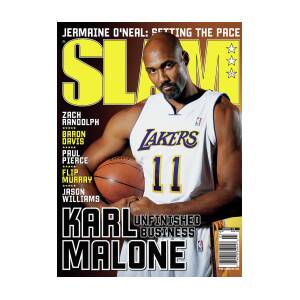 Karl Malone: Unfinished Business SLAM Cover Acrylic Print by Atiba  Jefferson - SLAM Cover Store