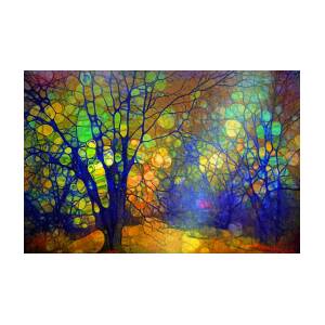 Light Amongst the Blue Trees Digital Art by Tara Turner - Fine Art America