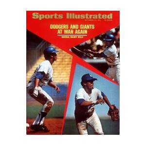 Los Angeles Dodgers Maury Wills Sports Illustrated Cover Art