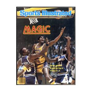 Magic Johnson Signed Sports Illustrated 11/19/79 LA Lakers Basketball Auto  BAS