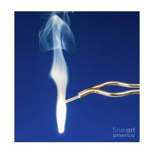 Iron Flame Test Metal Print by Martyn F. Chillmaid/science Photo Library -  Fine Art America